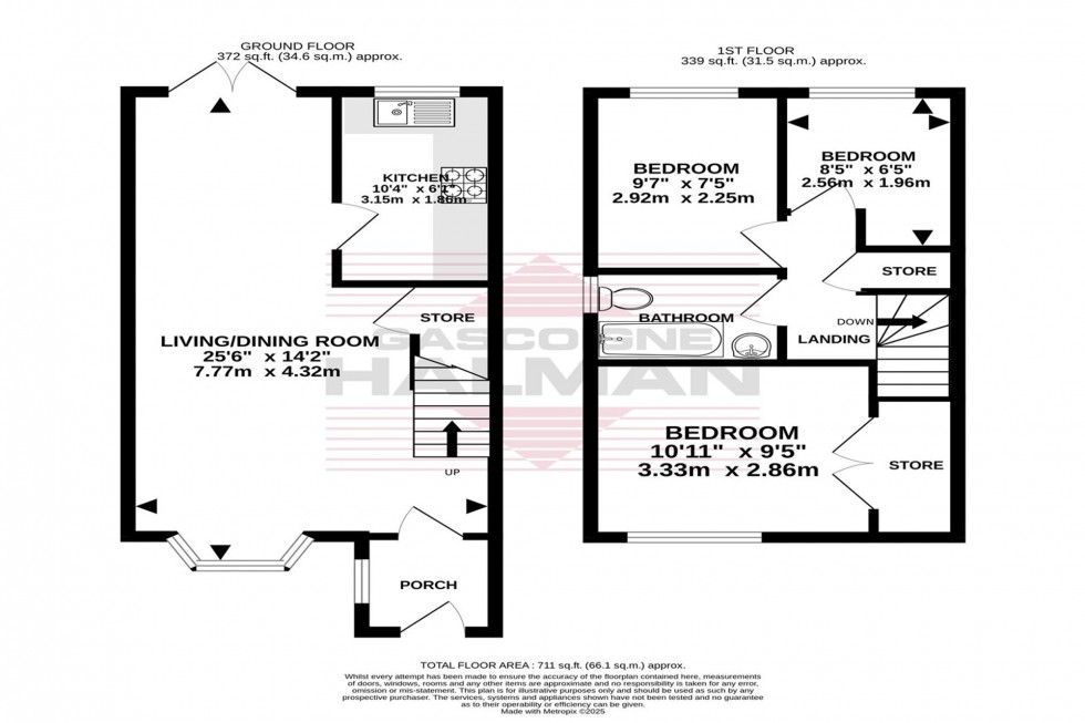 Floorplan for Starling Close, Manchester, M22