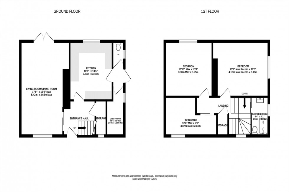 Floorplan for Bradbury Avenue, Altrincham, WA14