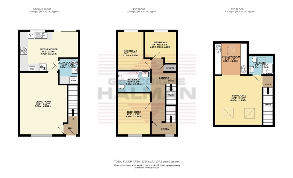 Floorplan for Croft Park, Glossop, SK13