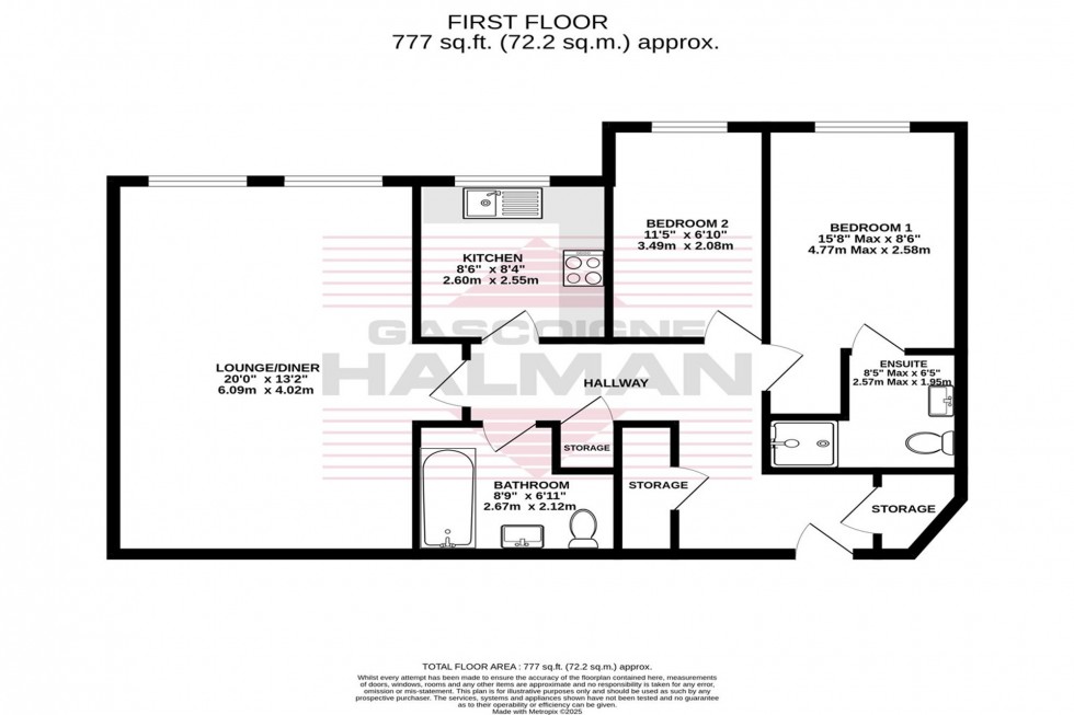 Floorplan for Schools Hill, Brook Lodge Schools Hill, SK8