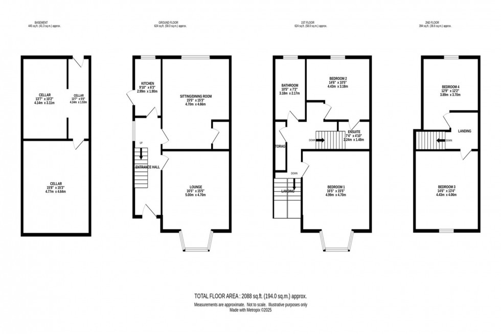 Floorplan for Whalley Hayes, Macclesfield, SK10