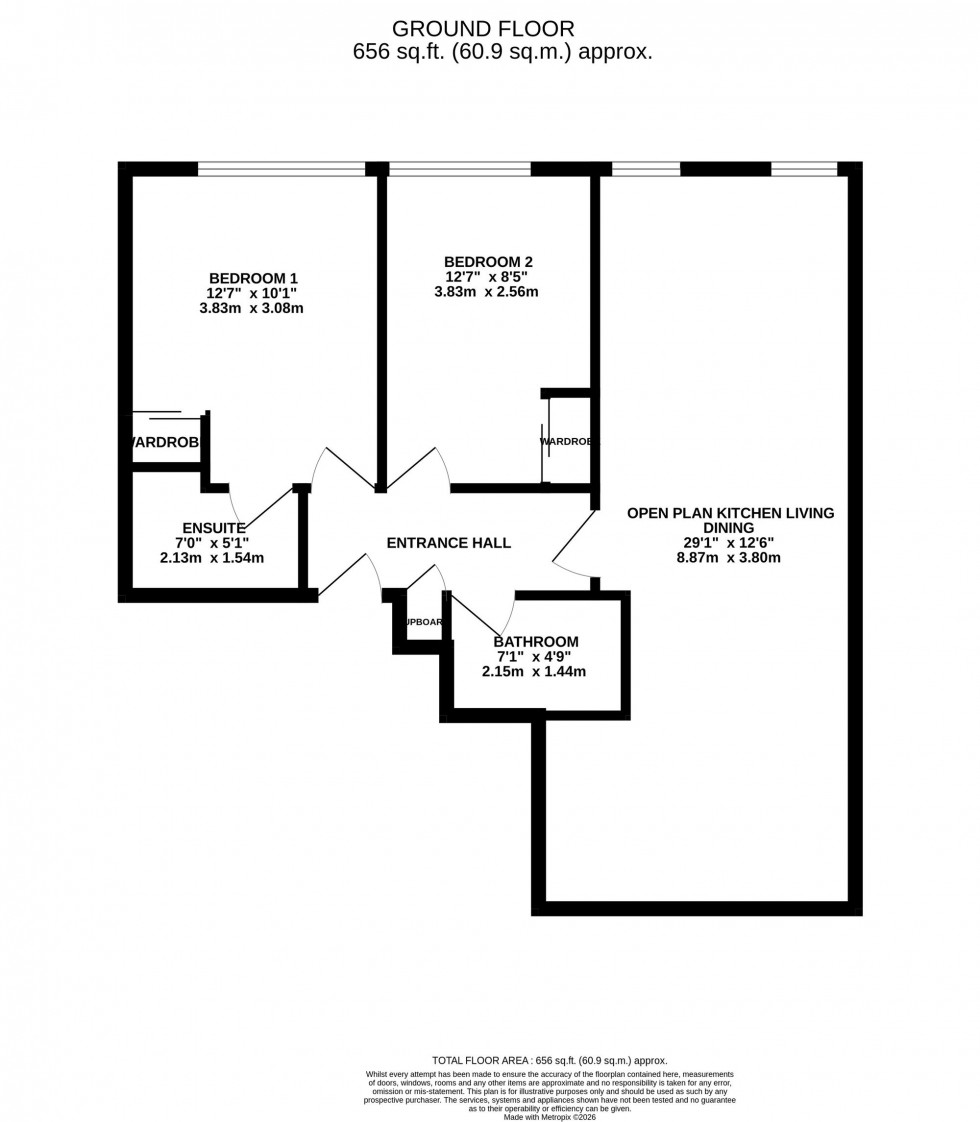Floorplan for Queensway, Poynton, SK12