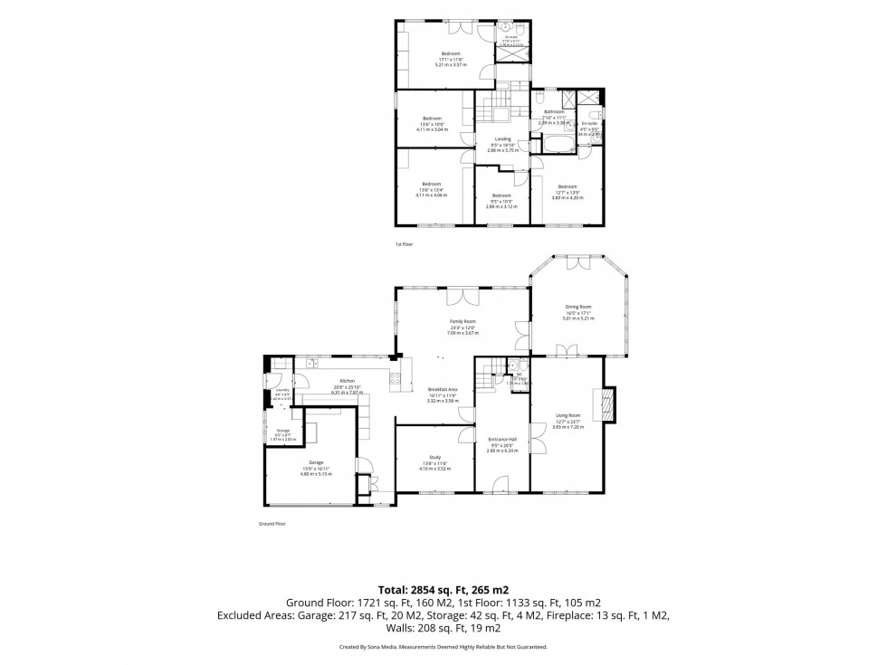 Floorplan for Bell Lane, Thelwall, WA4