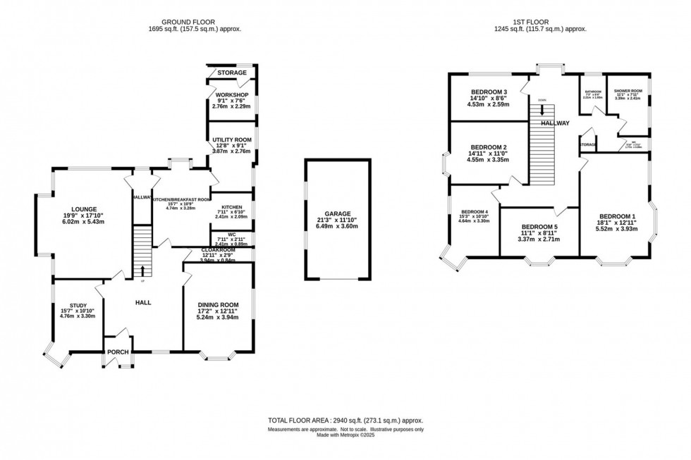 Floorplan for Park Lane, Macclesfield, SK11