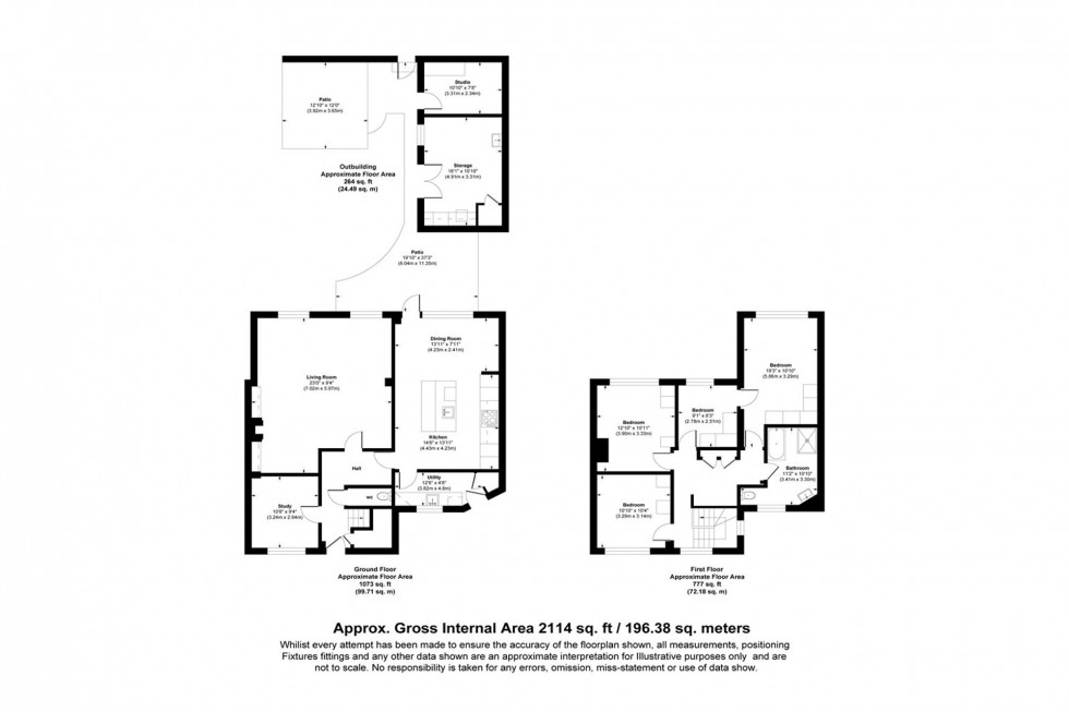 Floorplan for Ashcroft Road, Lymm, WA13