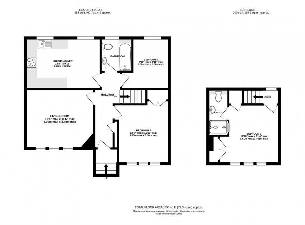 Floorplan for Buckingham Drive, Knutsford, WA16