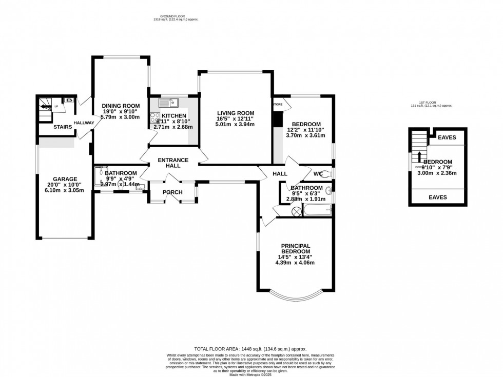 Floorplan for Overhill Road, Wilmslow, SK9