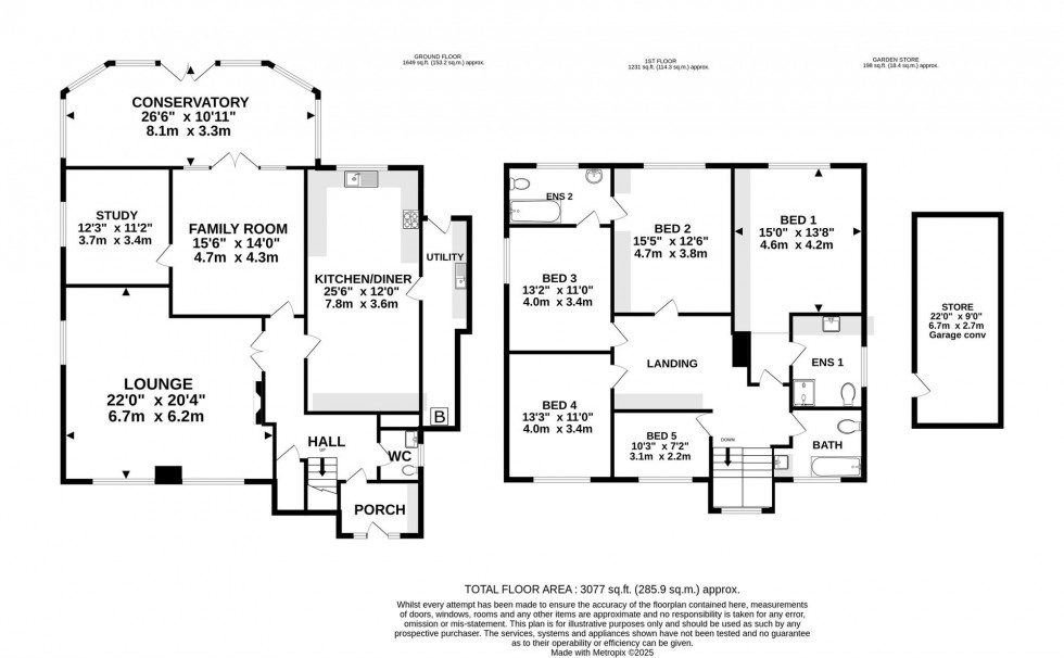 Floorplan for Green Gate, Hale Barns, WA15