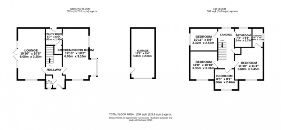 Floorplan for Fleming Drive, Macclesfield, SK11