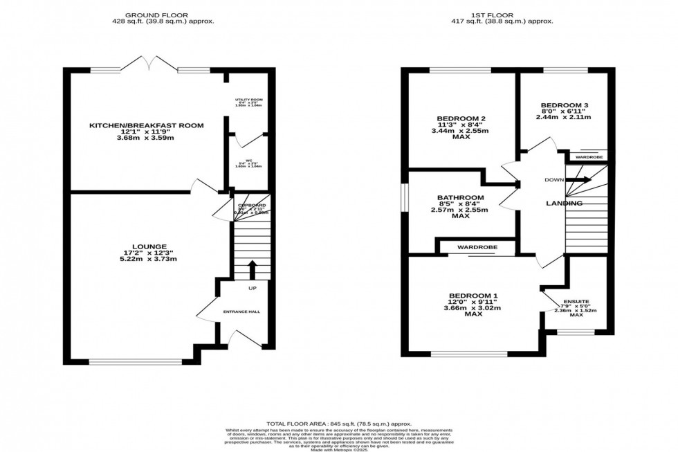 Floorplan for Thomas Gray Road, Poynton, SK12