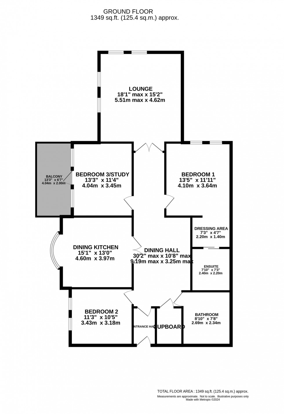 Floorplan for St. Hilarys Park, Alderley Edge, SK9