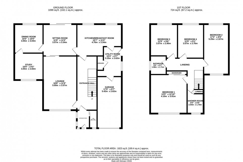Floorplan for Lindisfarne Drive, Poynton, SK12