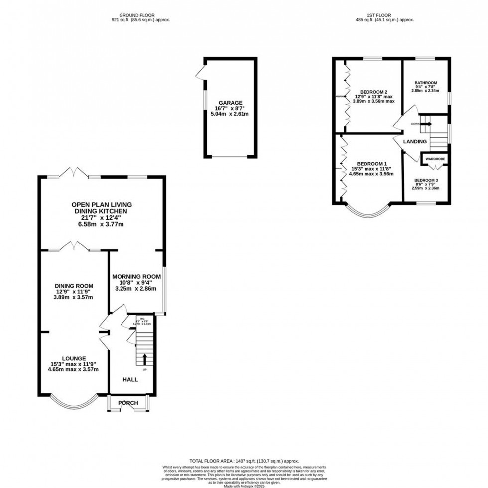 Floorplan for Chester Road, Poynton, SK12