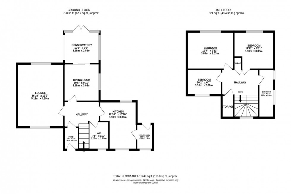 Floorplan for Woodside, Siddington, SK11