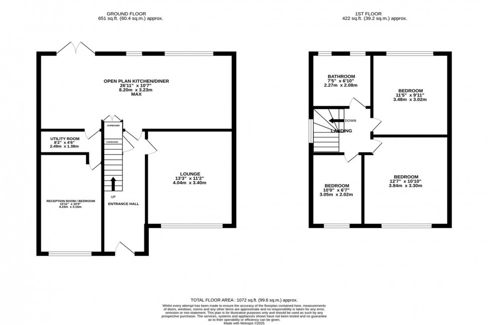 Floorplan for Micawber Road, Poynton, SK12