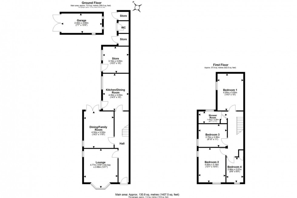 Floorplan for Sandfields, Frodsham, WA6