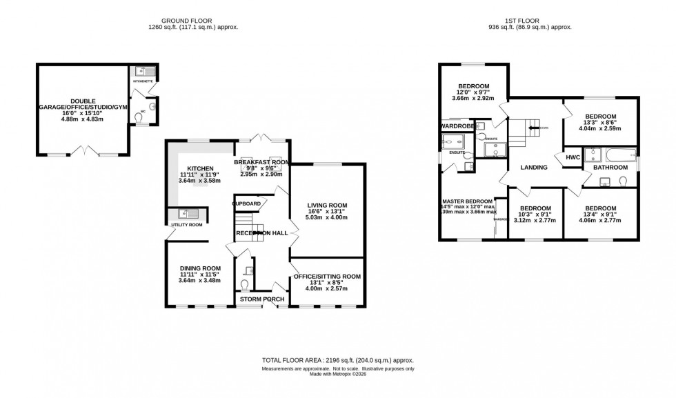 Floorplan for Blackberry Gardens, Goostrey, CW4