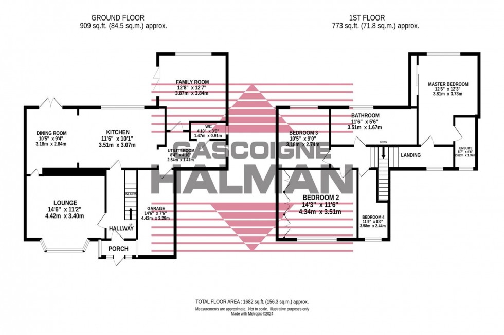 Floorplan for Syddal Crescent, Bramhall, SK7