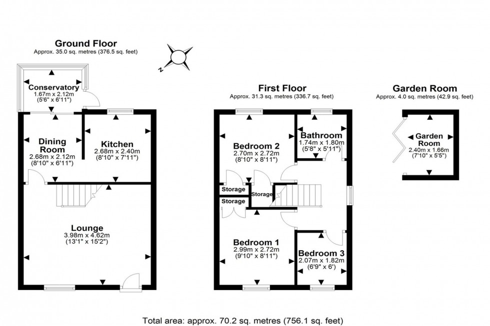 Floorplan for Lodge Hollow, Helsby, WA6