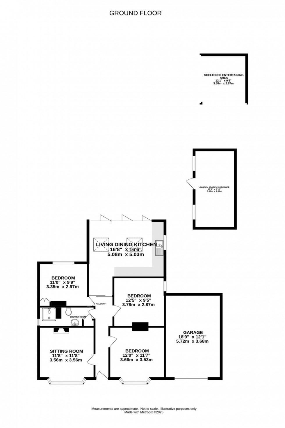 Floorplan for Rock Bank, Whaley Bridge, SK23