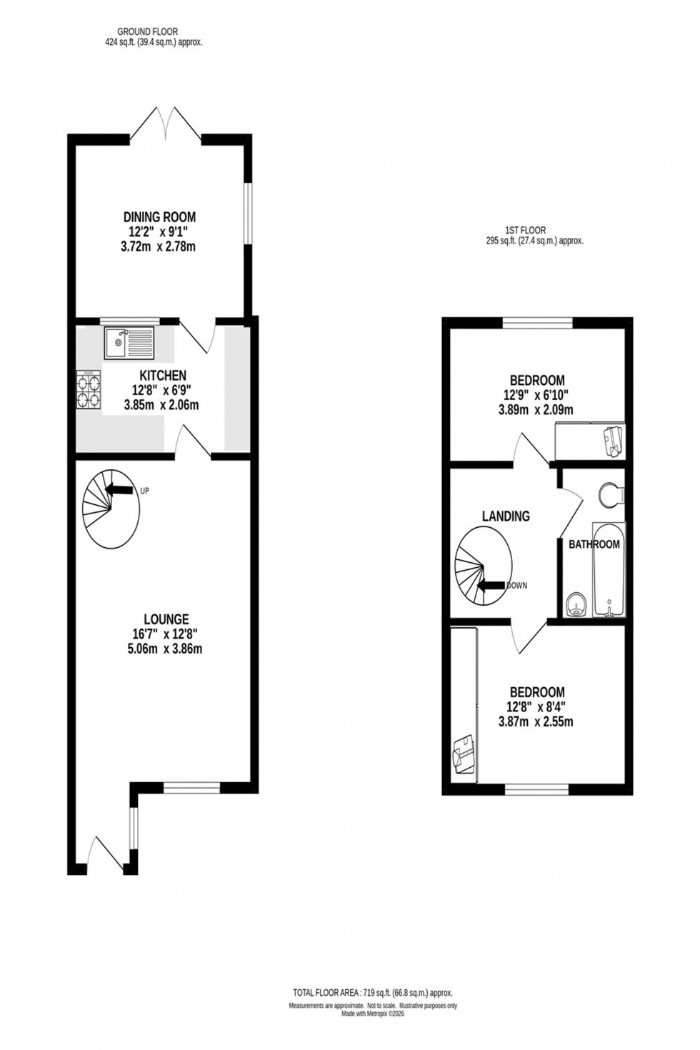 Floorplan for Longmeade Drive, Chapel-En-Le-Frith, SK23