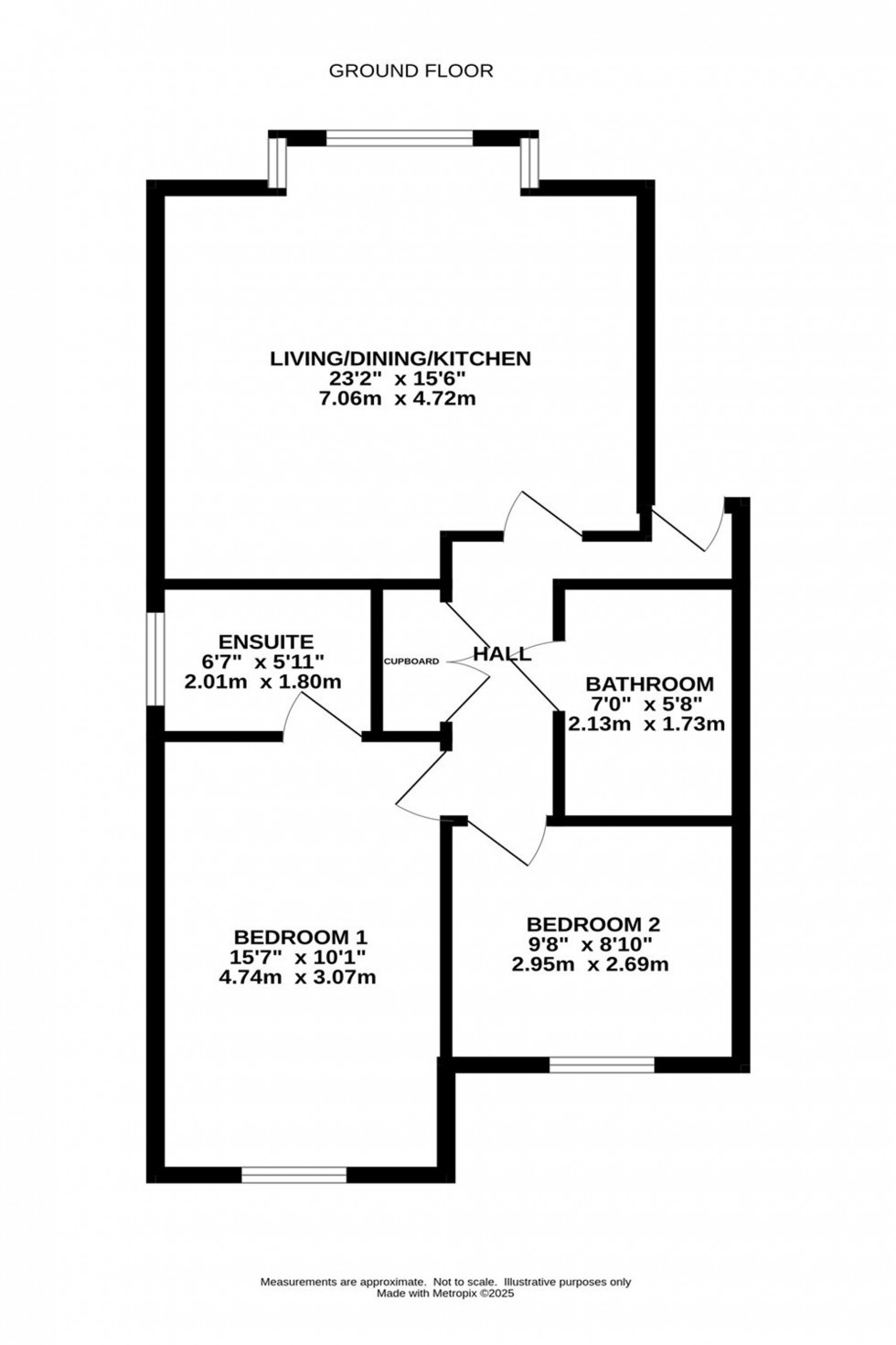 Floorplan for The Sidings, Chinley, SK23