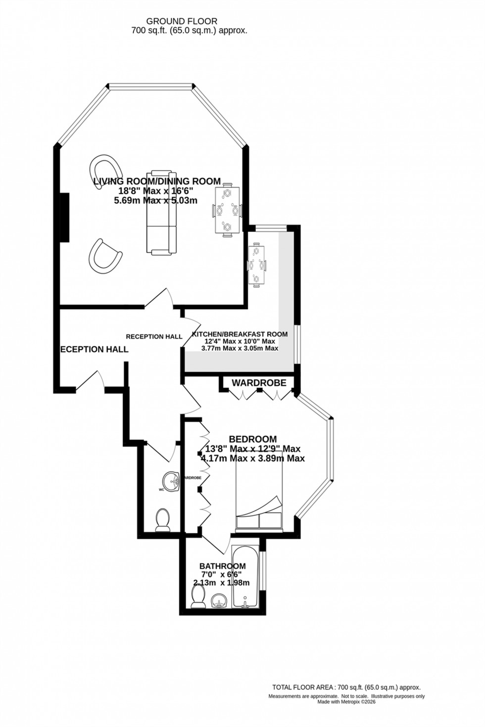 Floorplan for Delamer Road, Bowdon, WA14