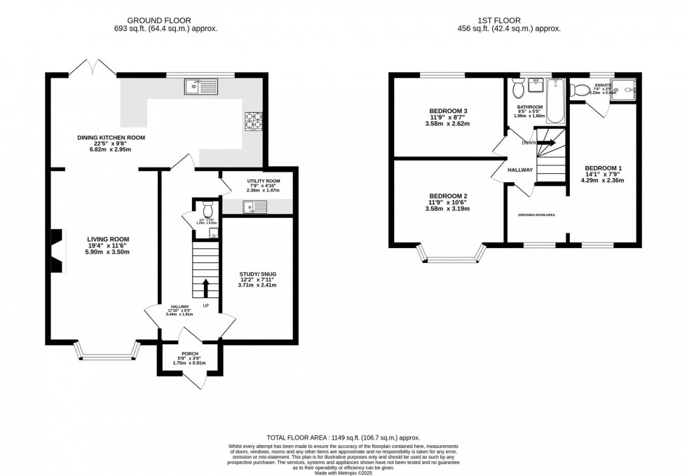 Floorplan for Albany Road, Wilmslow, SK9