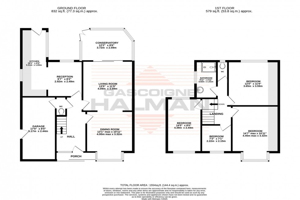 Floorplan for Emsworth Drive, Sale, M33