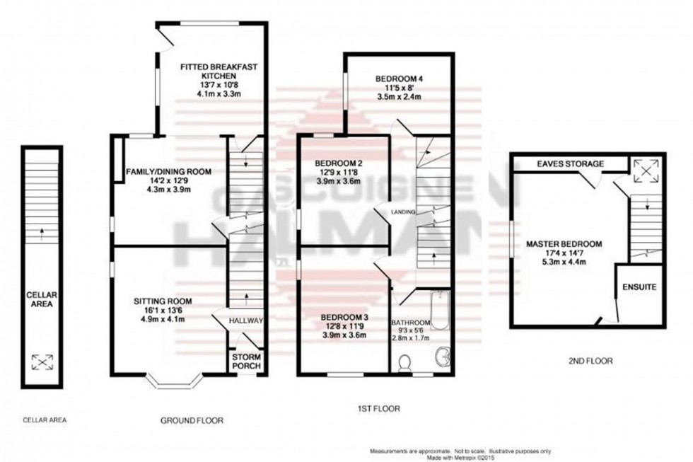 Floorplan for Whaley Lane, Whaley Bridge, SK23