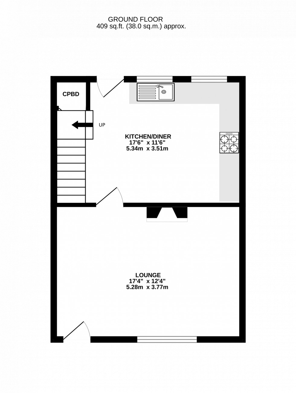 Floorplan for Barlow Road, Chapel-En-Le-Frith, SK23