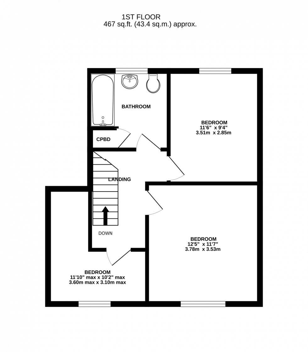Floorplan for Barlow Road, Chapel-En-Le-Frith, SK23