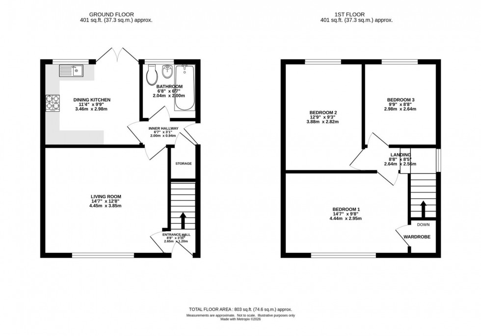 Floorplan for Abingdon Road, Stockport, SK5