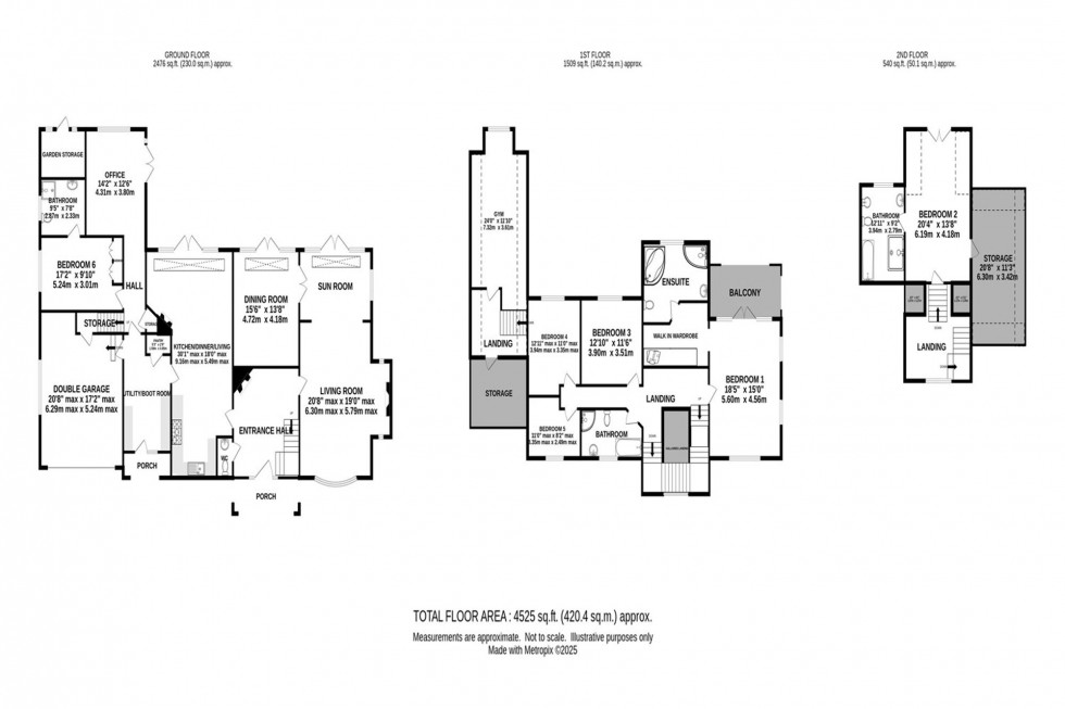 Floorplan for Summerhill Road, Prestbury, SK10
