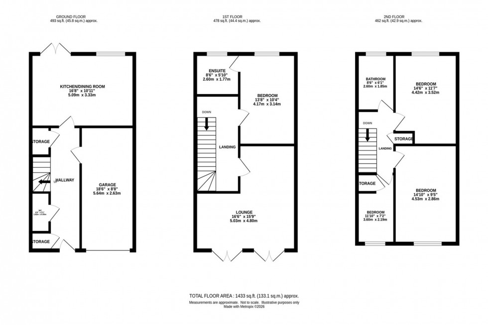Floorplan for Hetherington Square, Macclesfield, SK10