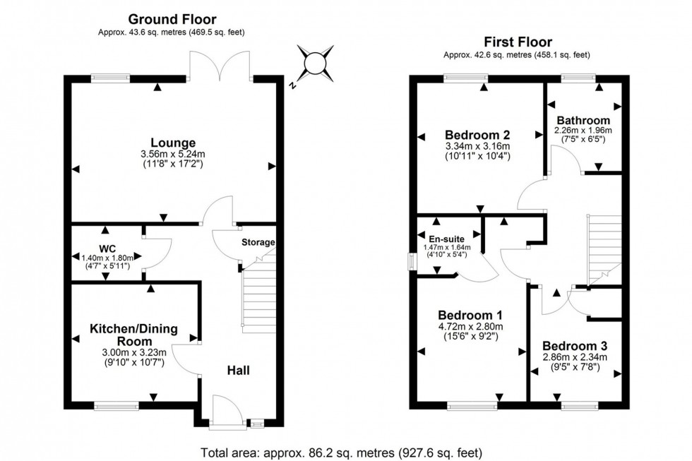 Floorplan for Overton Green, Frodsham, WA6