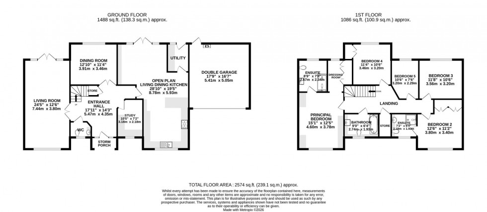 Floorplan for Cow Lane, Wilmslow, SK9