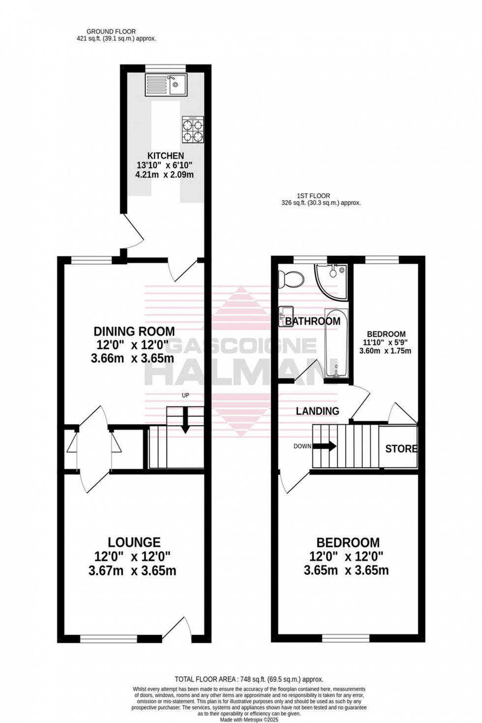 Floorplan for Jackson Street, Cheadle, SK8