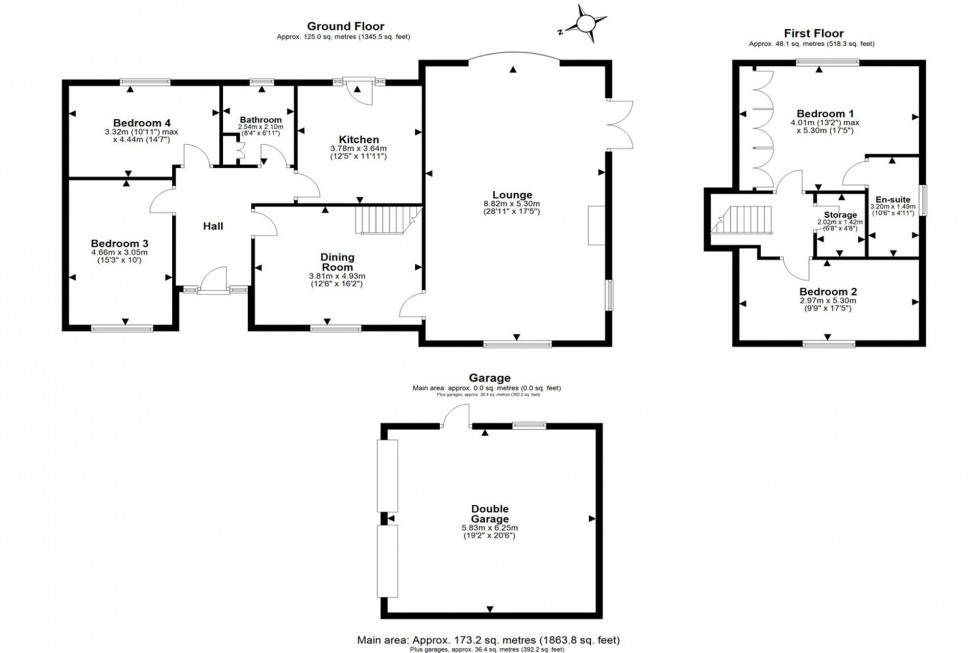 Floorplan for Post Office Lane, Norley, WA6