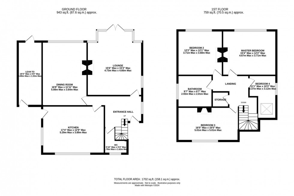 Floorplan for Prestbury Road, Macclesfield, SK10