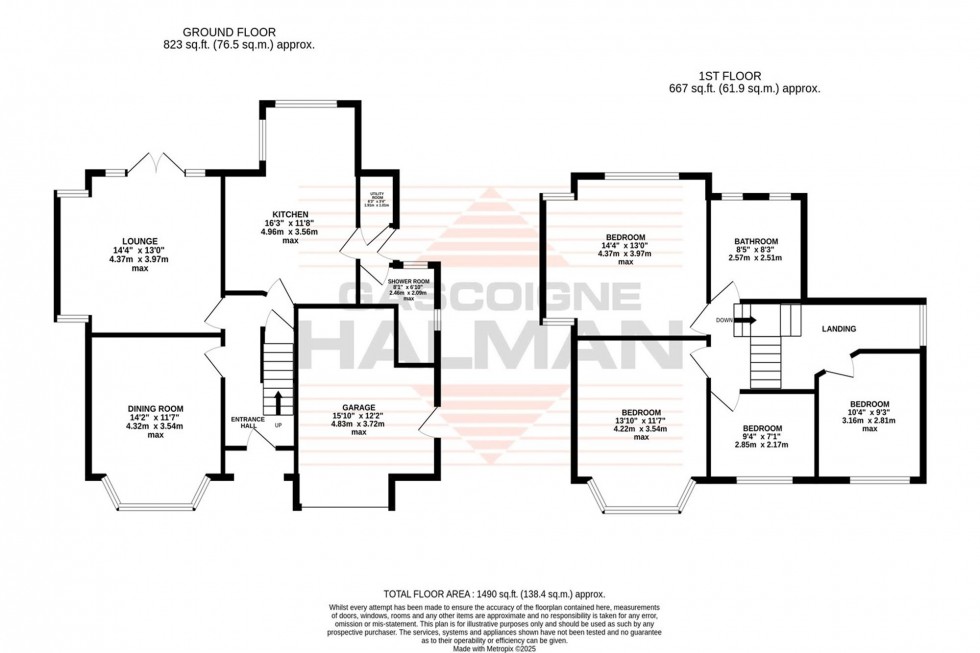 Floorplan for Norris Road, Sale, M33