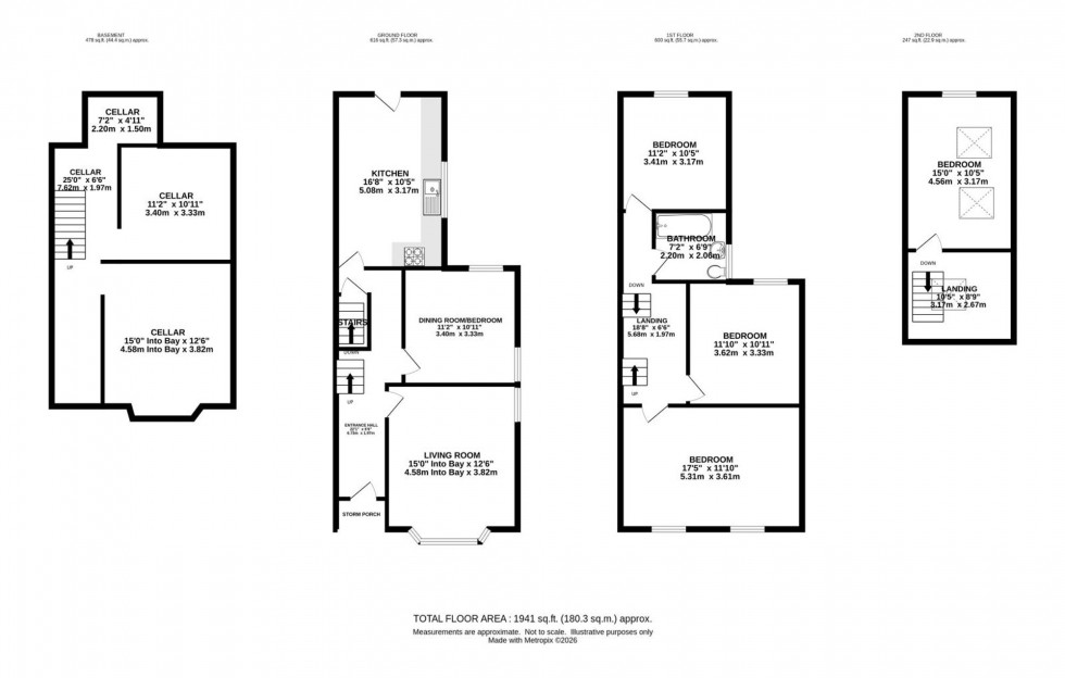 Floorplan for Keppel Road, Chorlton, M21
