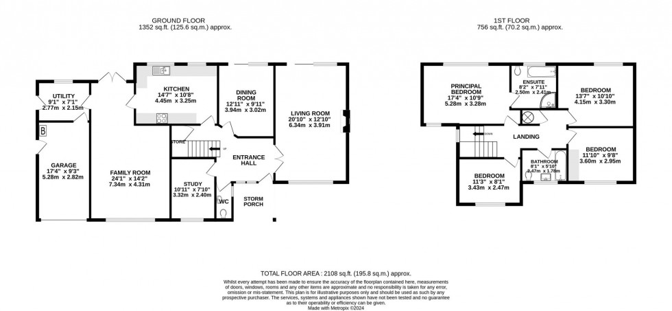 Floorplan for Overhill Road, Wilmslow, SK9