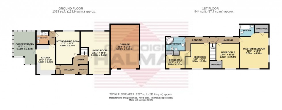 Floorplan for The Heath, Glossop, SK13