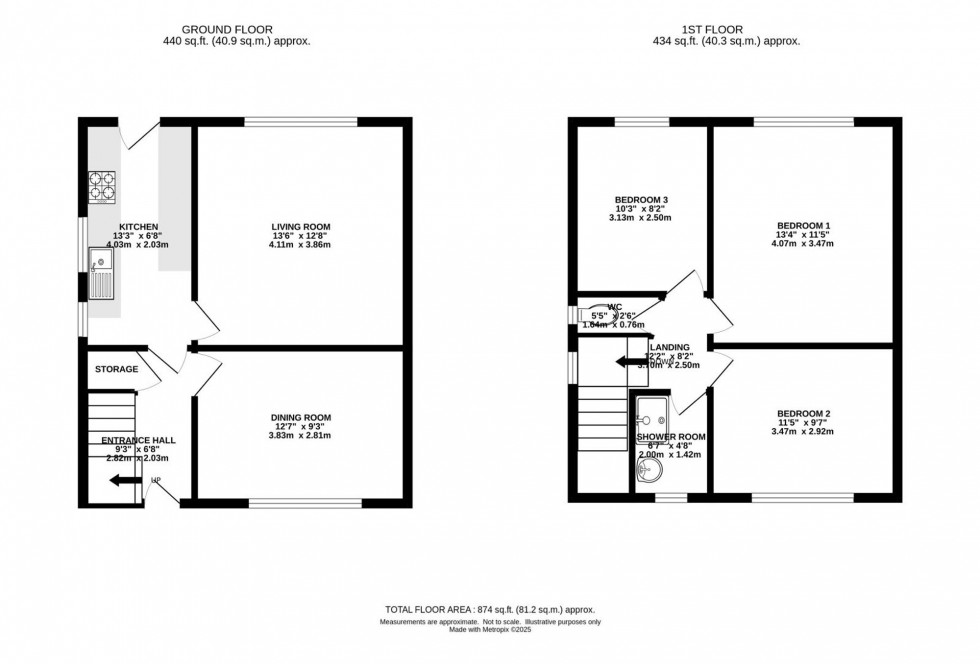 Floorplan for Meltham Avenue, Manchester, M20