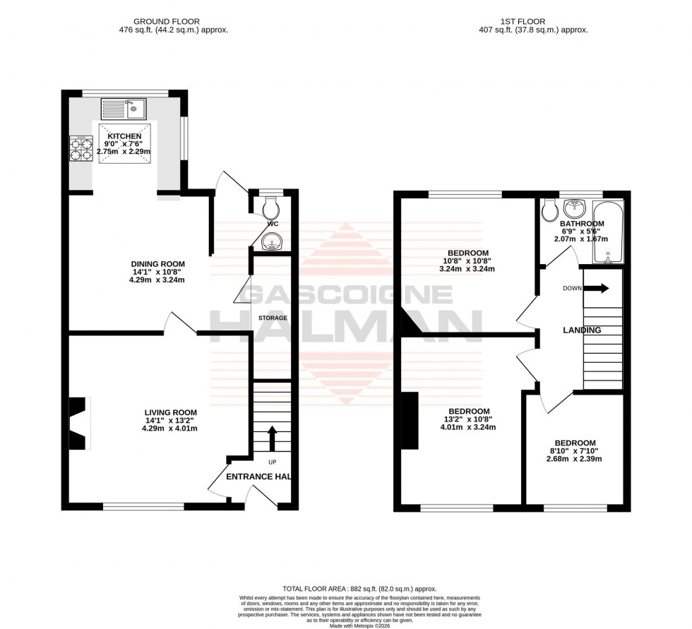 Floorplan for Greenbank Road, Sale, M33