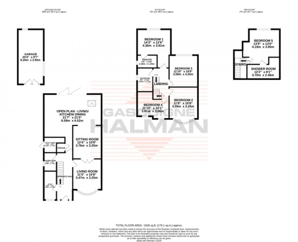 Floorplan for Langdale Road, Sale, M33