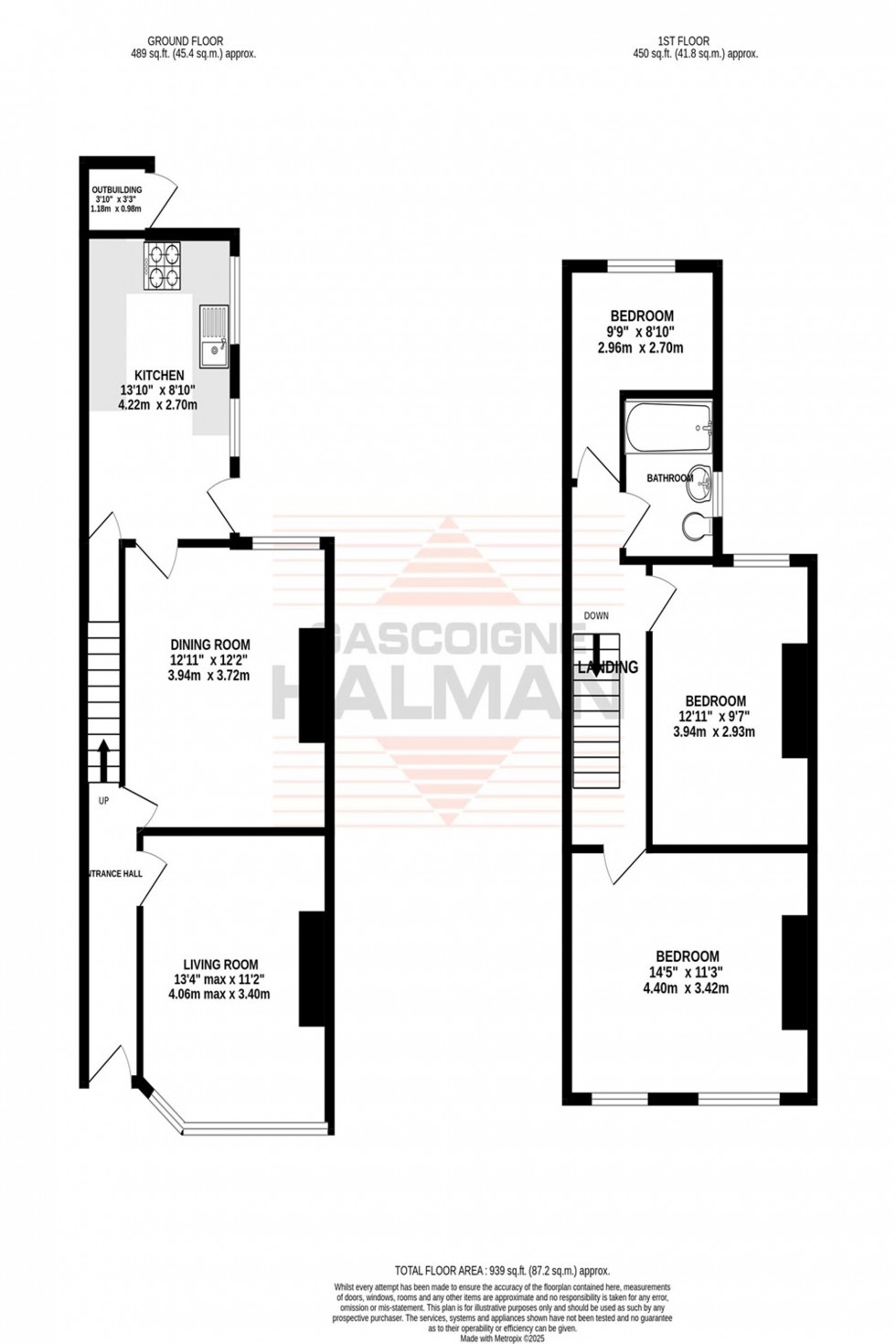 Floorplan for Belmont Road, Sale, M33