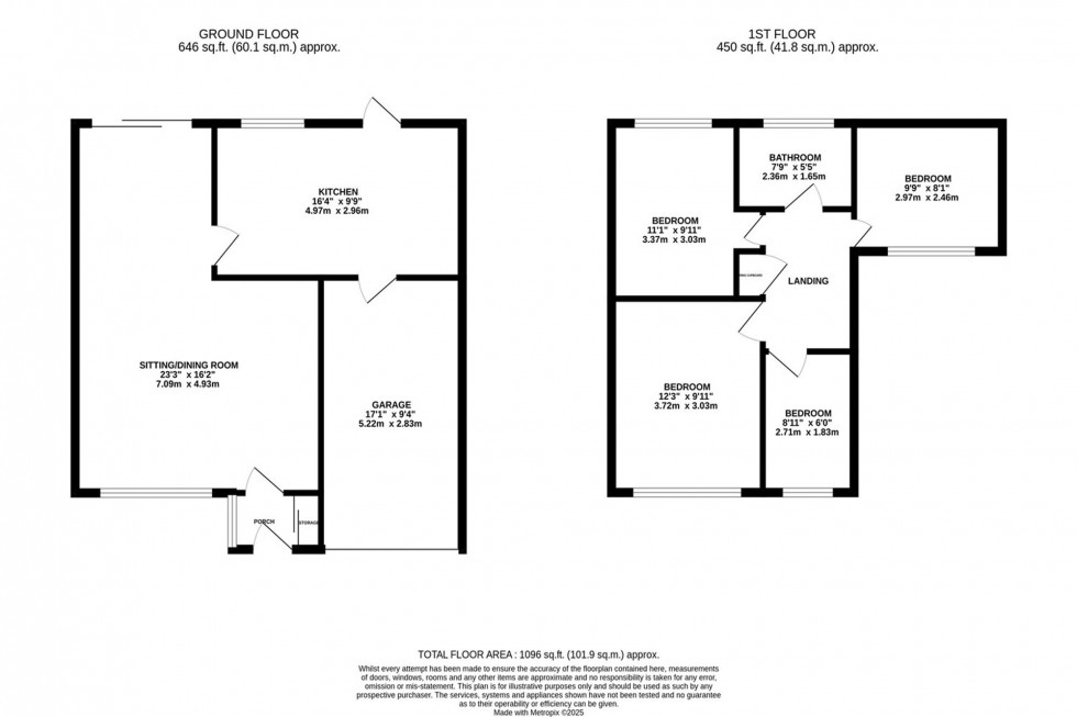 Floorplan for Hartland Close, Poynton, SK12