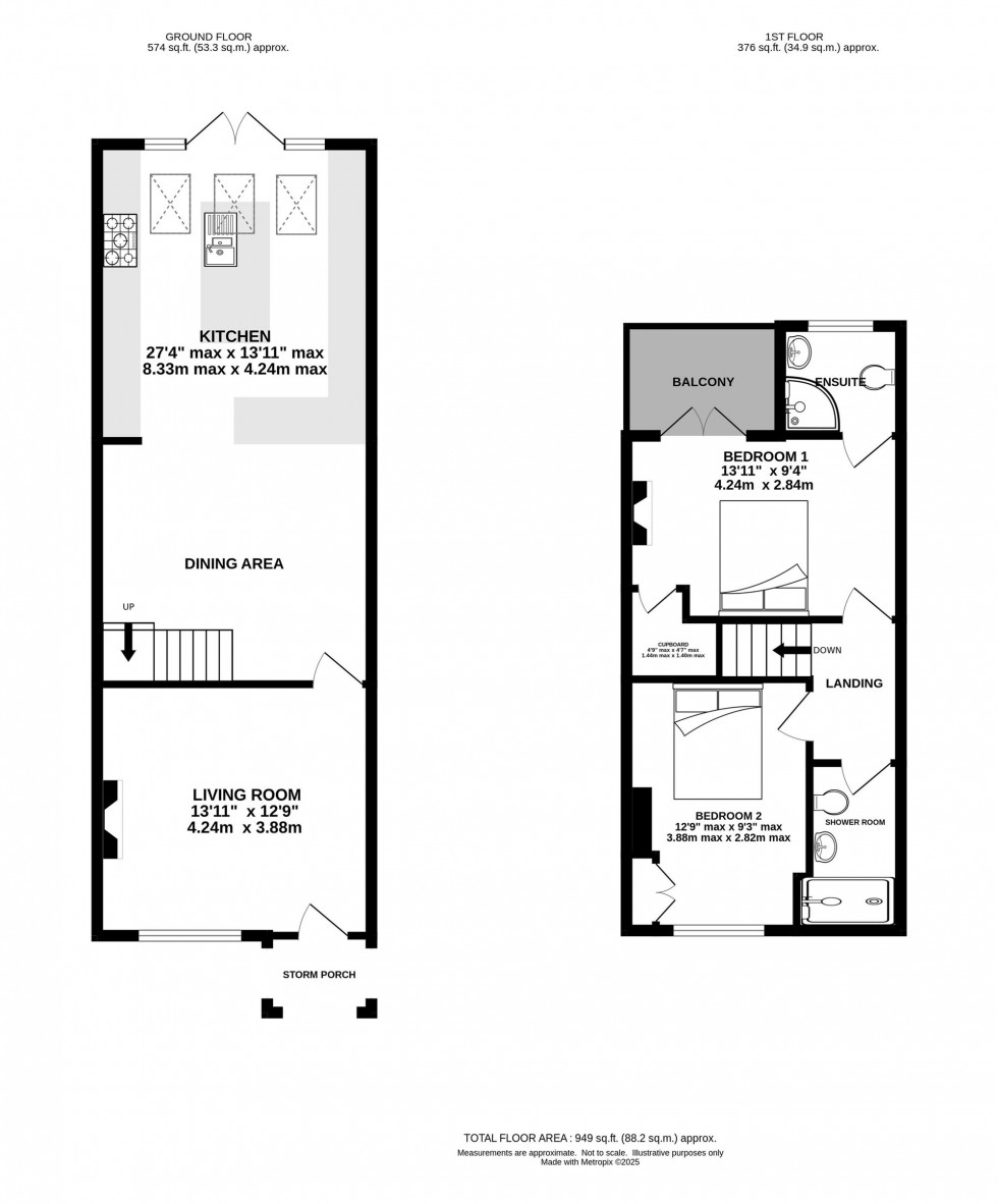 Floorplan for Hall Lane, Mobberley, WA16